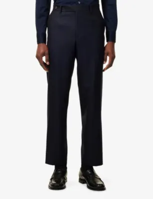 CORNELIANI Straight-Leg Wool Trousers detail 3