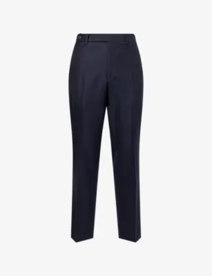 CORNELIANI Straight-Leg Wool Trousers
