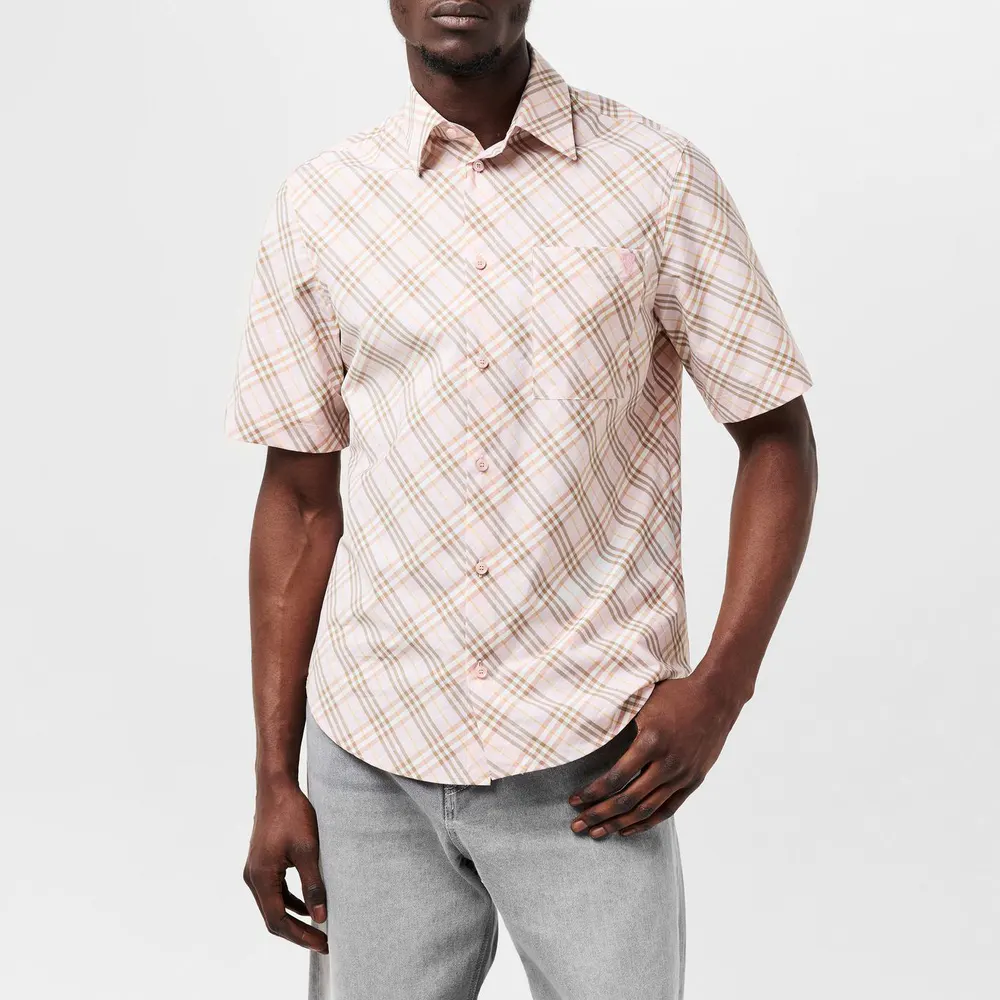 Burberry Check Short Sleeve Shirt detail 3