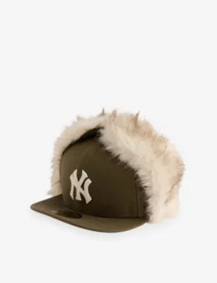 NEW ERA 59FITY New York Yankees MLB Dogear Cotton Canvas Fitted Cap - 7 1/2