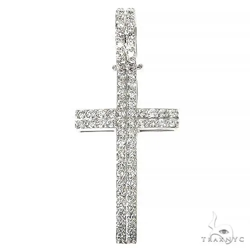 RINA - For Him CUSTOM 14K Gold Diamond Cross 67440 in Rose Gold – Pendant