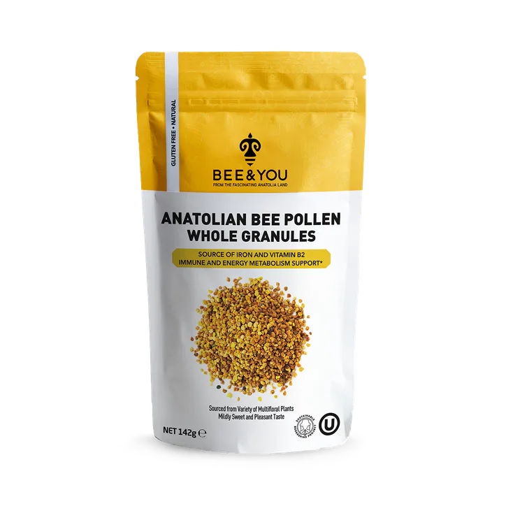 BEE&YOU Dried Bee Pollen Whole Granules 142g – Vitamins & Supplements > Supplements > Superfood Supplements > Royal Jelly & Propolis
