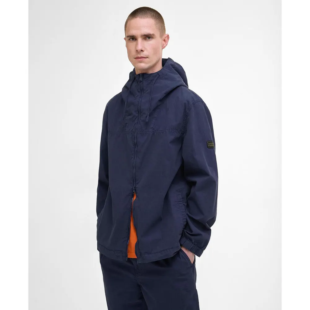 Barbour International Men's Buckley Cotton Long Sleeve Rain Anorak detail 2
