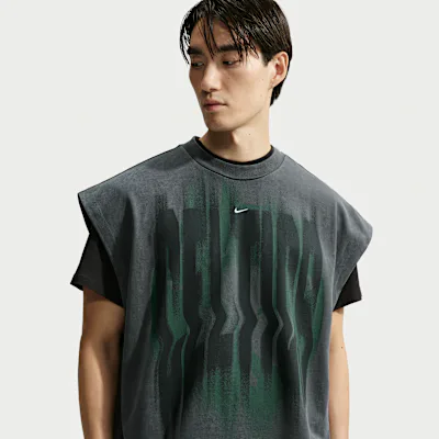 Nike Boston Celtics Standard Issue Men's Nike Sleeveless Basketball Top - Iron Grey/White