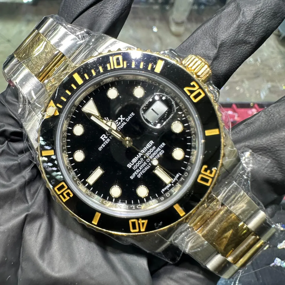 ANKUR - For Him WATCHES 2019 Rolex Submariner Date 40mm | Two Tone Yellow Gold | Black Dial – Watch