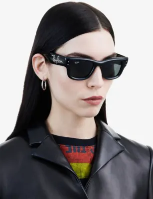 RAY-BAN RB4940B Wayfarer Puffer Square-Frame Acetate Sunglasses detail 2
