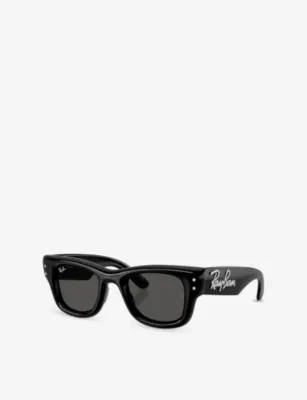 RAY-BAN RB4940B Wayfarer Puffer Square-Frame Acetate Sunglasses detail 3