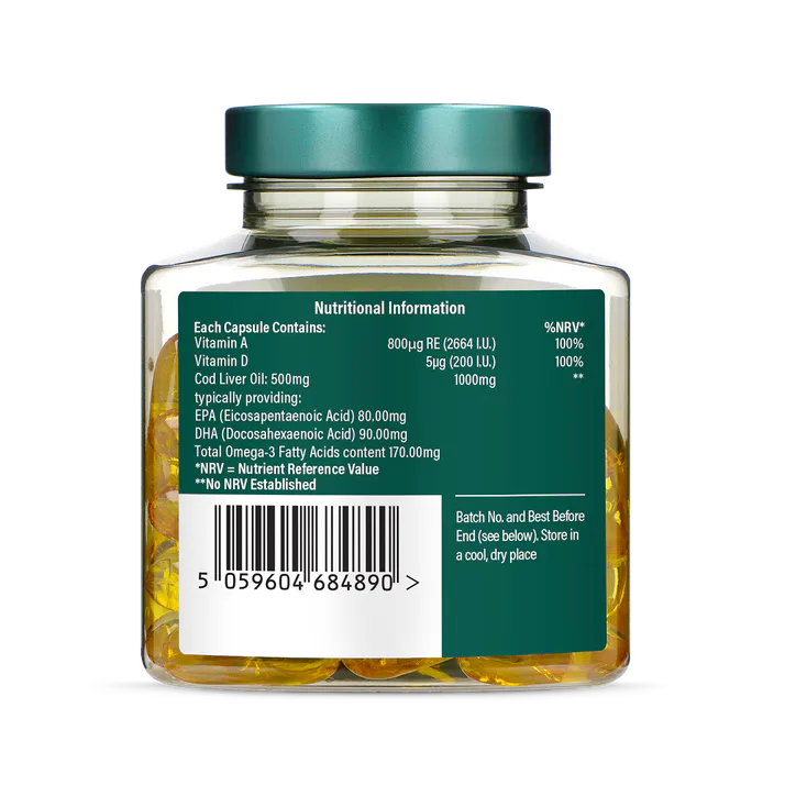 For Him Pure Cod Liver Oil 1000mg 60 Capsules detail 3