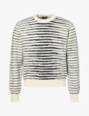 TOM FORD Stripe-Pattern Knitted Jumper