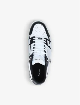 AMIRI Skel panelled leather low-top trainers - EUR 42 / 8 UK MEN detail 2