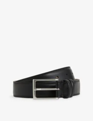 BOGGI Leather Buckle Belt - 34 in BLACK – Mens | Belts