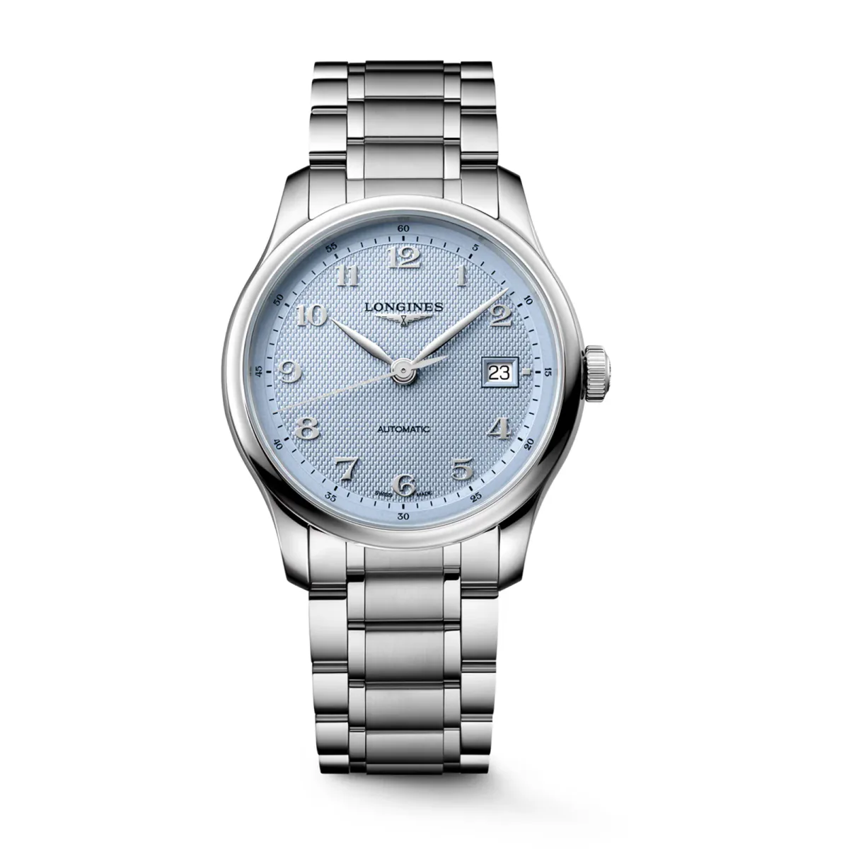 Longines Master Collection 39mm Mens Watch Light Blue Dial