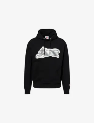 ICECREAM Iced Out Logo-Print Cotton Hoody