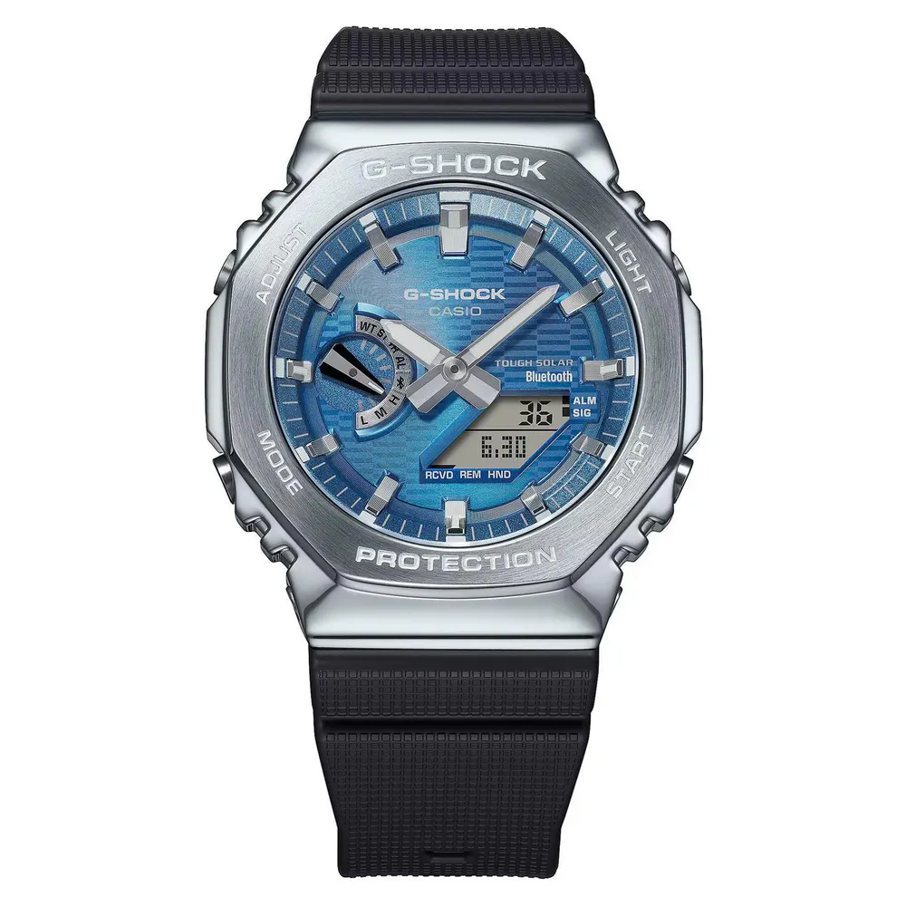 G Shock Men's Bluetooth Solar Stainless Steel Digital Watch detail 2