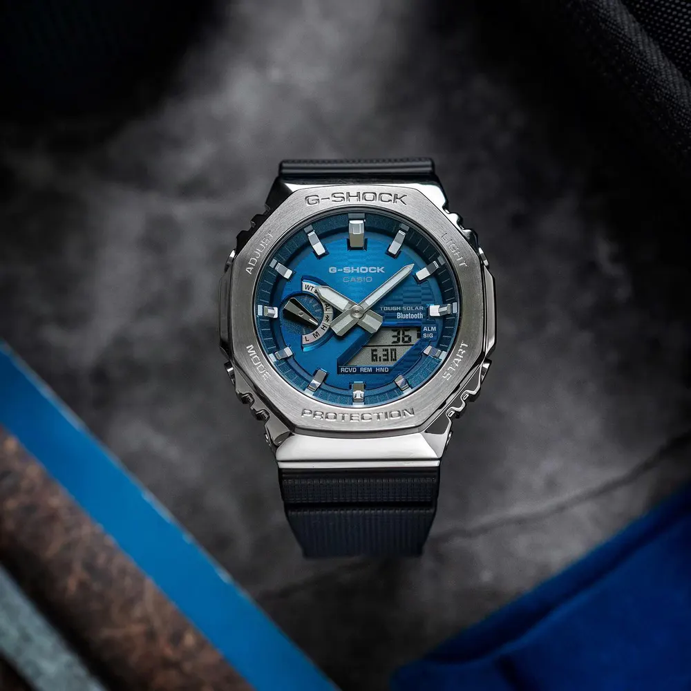 G Shock Men's Bluetooth Solar Stainless Steel Digital Watch detail 3