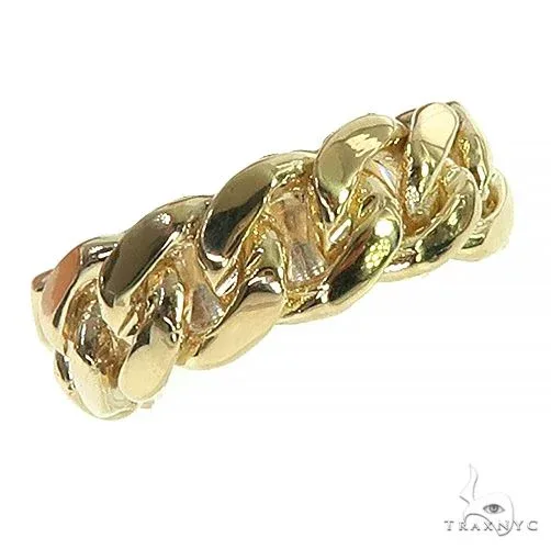 RINA - For Him FACTORY 10K Gold Miami Cuban Ring 66581 in Rose Gold / 5.5 – Ring