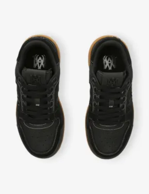 AMIRI Classic Suede and Leather Trainers - EUR 46 / 12 UK MEN in BLACK, additional product view 2