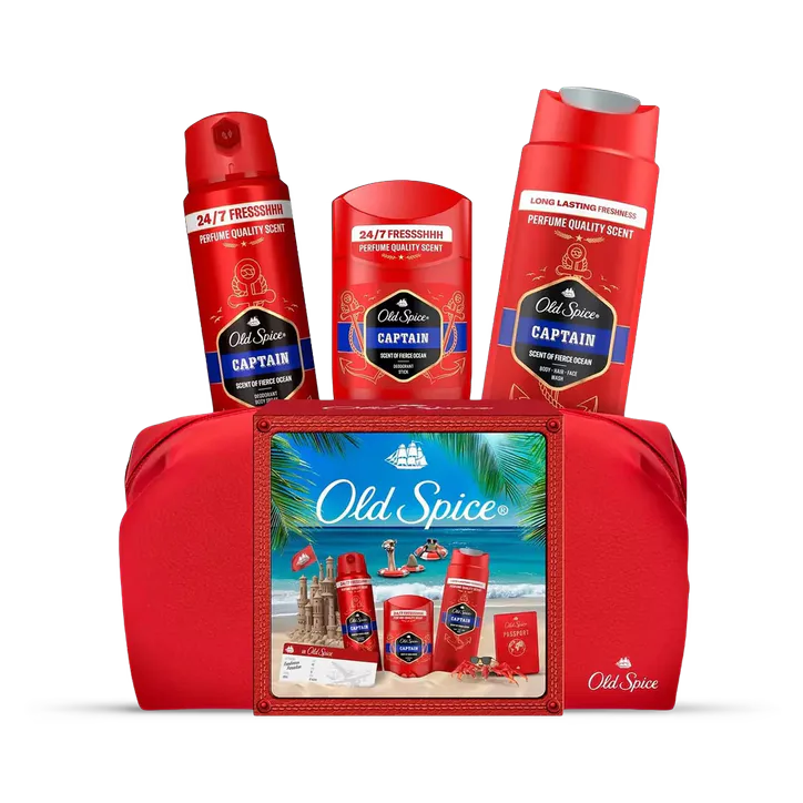 Old Spice Captain Stick, Spray, Shower Gel