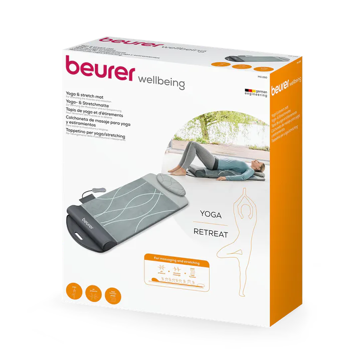 Beurer yoga & stretch mat with air compression