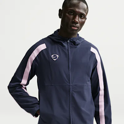 Nike Energy Men's Repel Football Woven Jacket - Midnight Navy/Midnight Navy/Pink Foam/Pink Foam