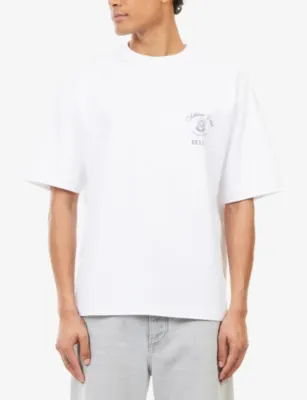 BELIER Athletic Club Crewneck Cotton-Jersey T-Shirt detail 3