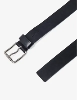 LOEWE Roller Curve Branded Leather Belt - 32 detail 2