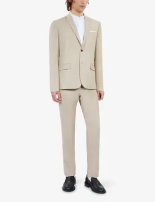 THE KOOPLES Single-breasted notch-lapel wool blazer detail 2