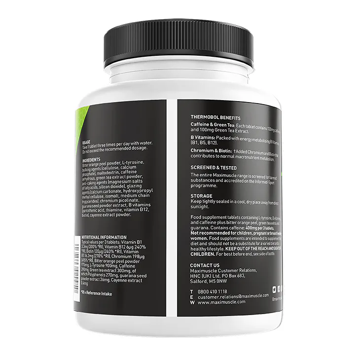 Maxi Nutrition Thermobol 90 Tablets, additional product view 2