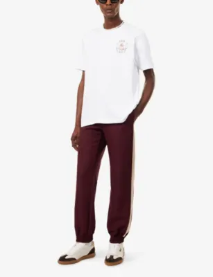 CASABLANCA Classic Flamingo Cotton T-Shirt detail 2