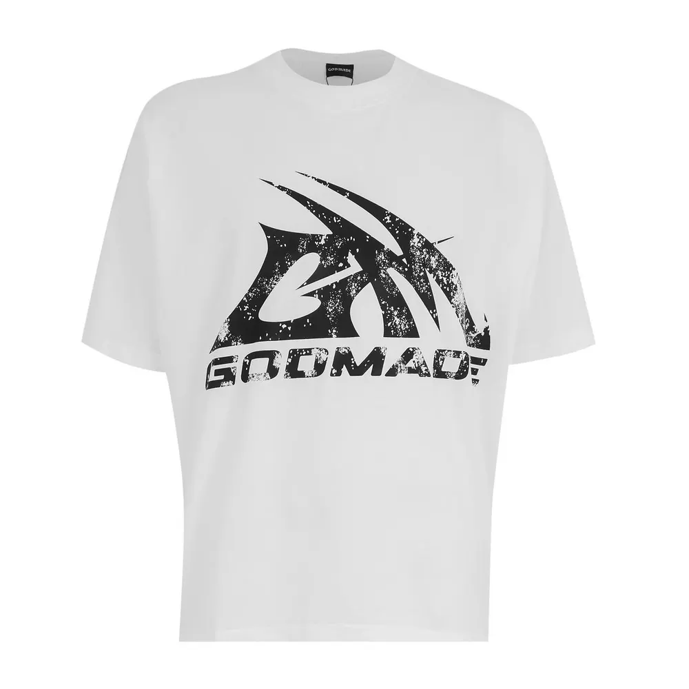 God Made Logo T-Shirt in Off White – Clothing