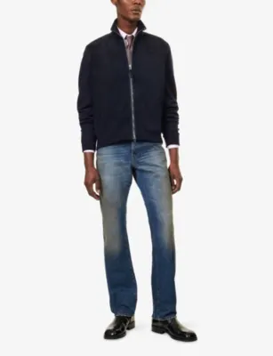 TOM FORD Suede-Front Merino-Wool Jacket detail 2