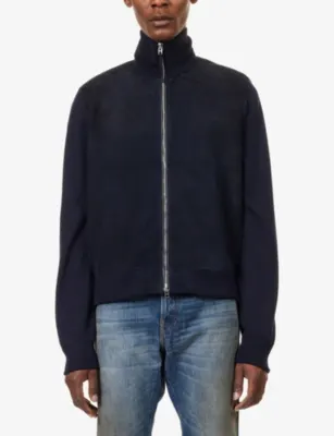 TOM FORD Suede-Front Merino-Wool Jacket detail 3
