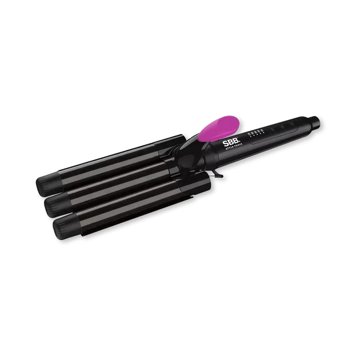 SBB SBWV-2000-GB The Wavemaker Triple Barrel Waver - Black, additional product view 2