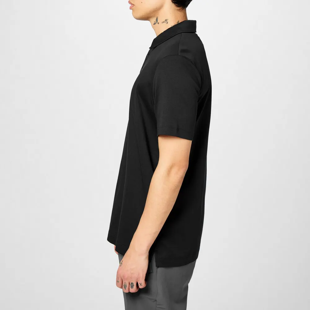 Boss Mens BOSS BLACK Short Sleeve Polo Shirt with Logo Detail - Slim Fit detail 3