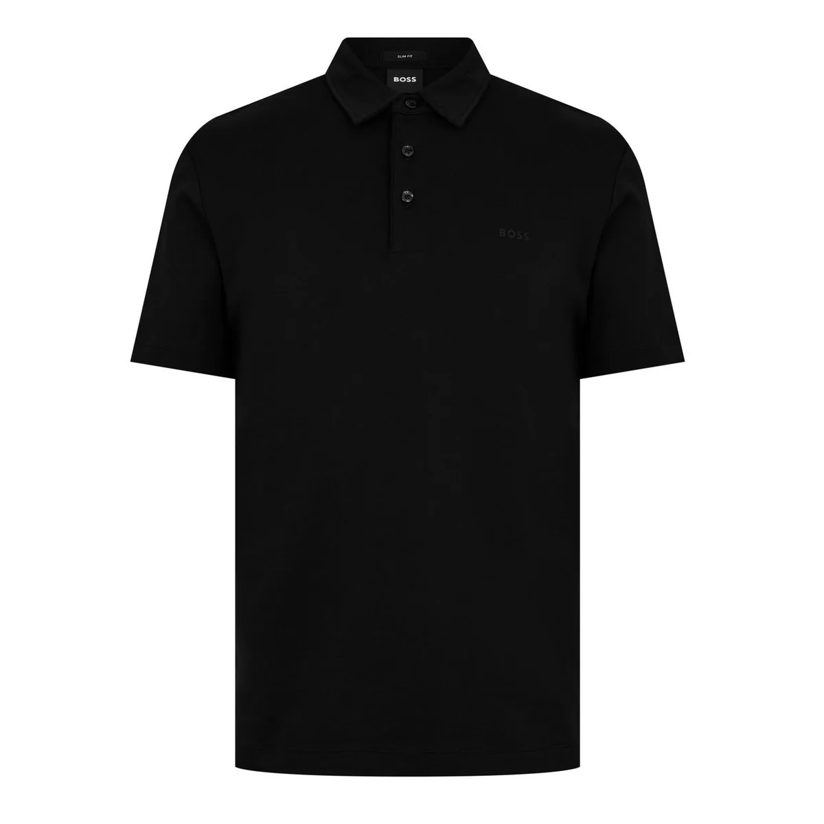 Boss Mens BOSS BLACK Short Sleeve Polo Shirt with Logo Detail - Slim Fit