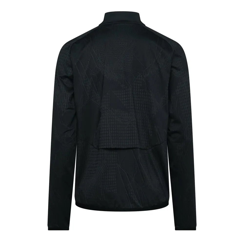 Hugo Men's Desert Active Long-Sleeve Full-Zip Funnel-Neck Sweatshirt in Black, additional product view 2