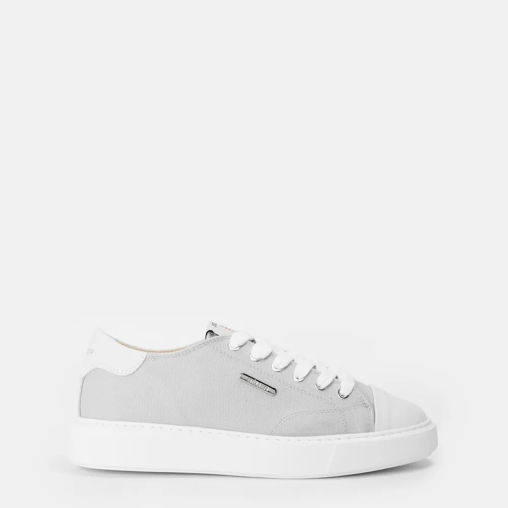 BELIER Men's Low-Top Trainers in Grey/White – Footwear