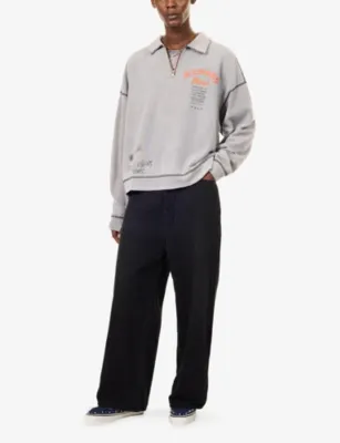 PALY HOLLYWOOD Sorry 'bout That Crewneck Cotton-Blend Sweatshirt - XL/XXL detail 2