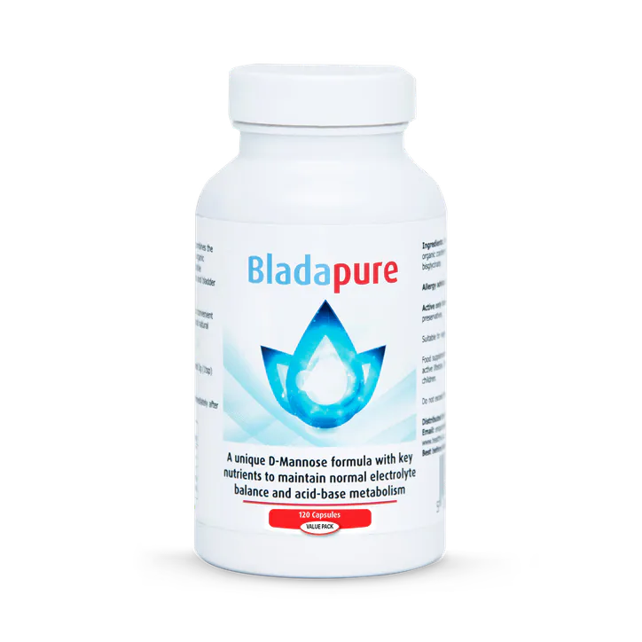 Bladapure D-Mannose 120 Capsules – Vitamins & Supplements > Supplements > Plant Sourced Supplements > D-Mannose