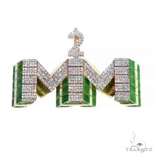 RINA - For Him CUSTOM Custom Made 2 Much Money Diamond Pendant 66599 in Rose Gold – Pendant