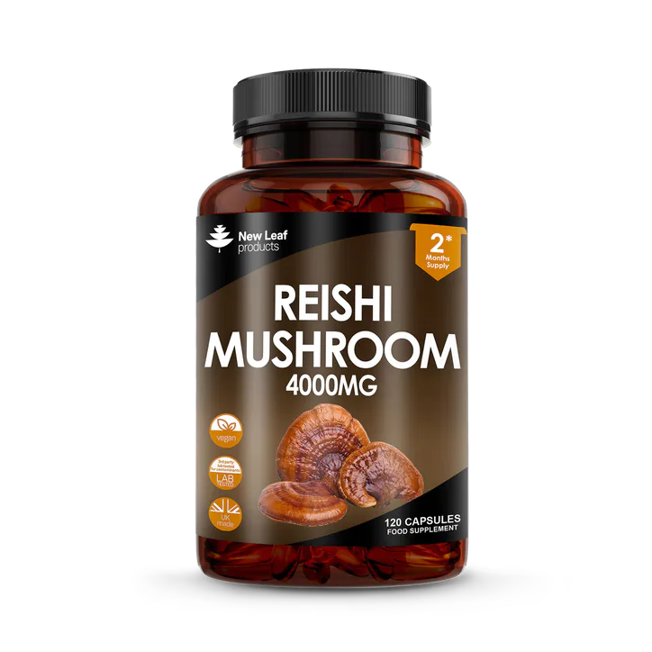 New Leaf Products Reishi Mushroom Capsules 120 capsules