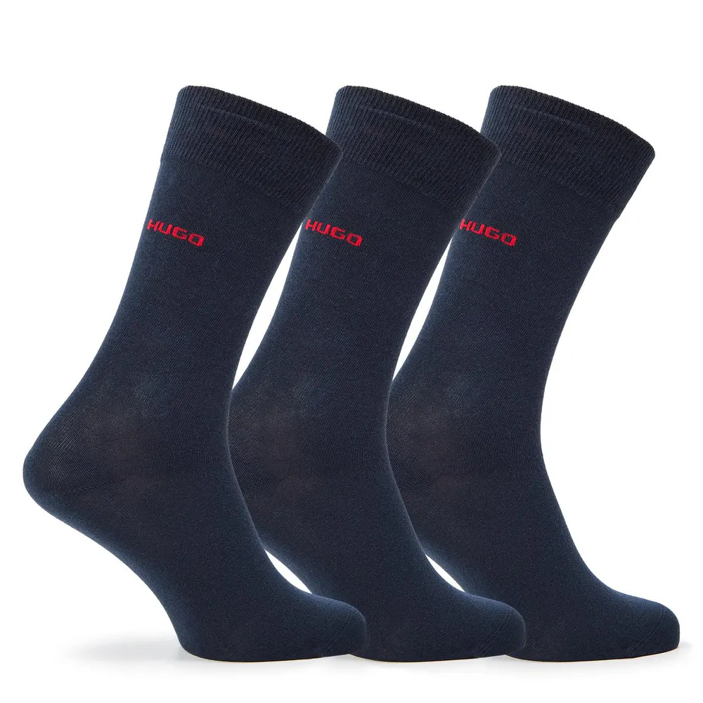 Hugo Boss 3p Rs Uni Cc 10242922 01 Ankle Sock Mens