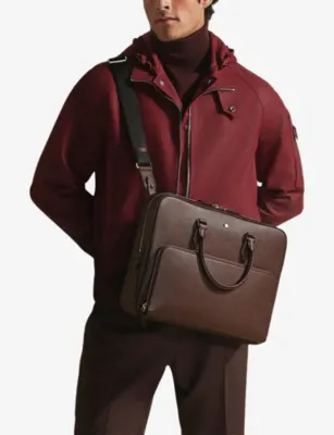 MONTBLANC Sartorial Leather Document Briefcase detail 2