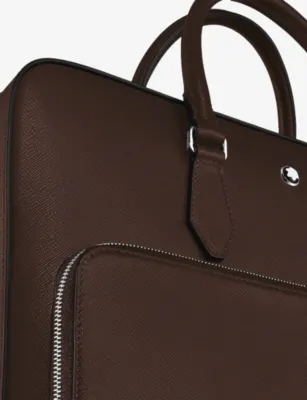 MONTBLANC Sartorial Leather Document Briefcase detail 3