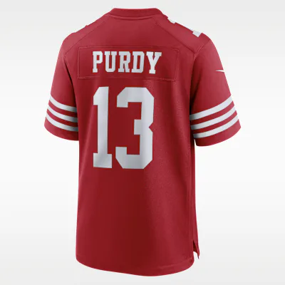 Nike Brock Purdy San Francisco 49ers Men's Nike Game Shirt - Gym Red