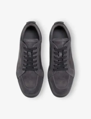 CHRISTIAN LOUBOUTIN Rantulow Leather Trainers - EUR 44 / 10 UK MEN in SMOKY, additional product view 2