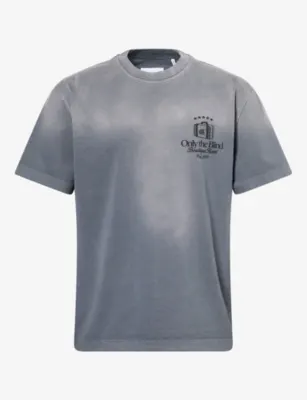 ONLY THE BLIND Le Portier Logo Cotton T-shirt