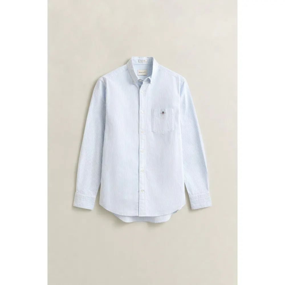 Gant Men's Stripe Long Sleeve Oxford Shirt