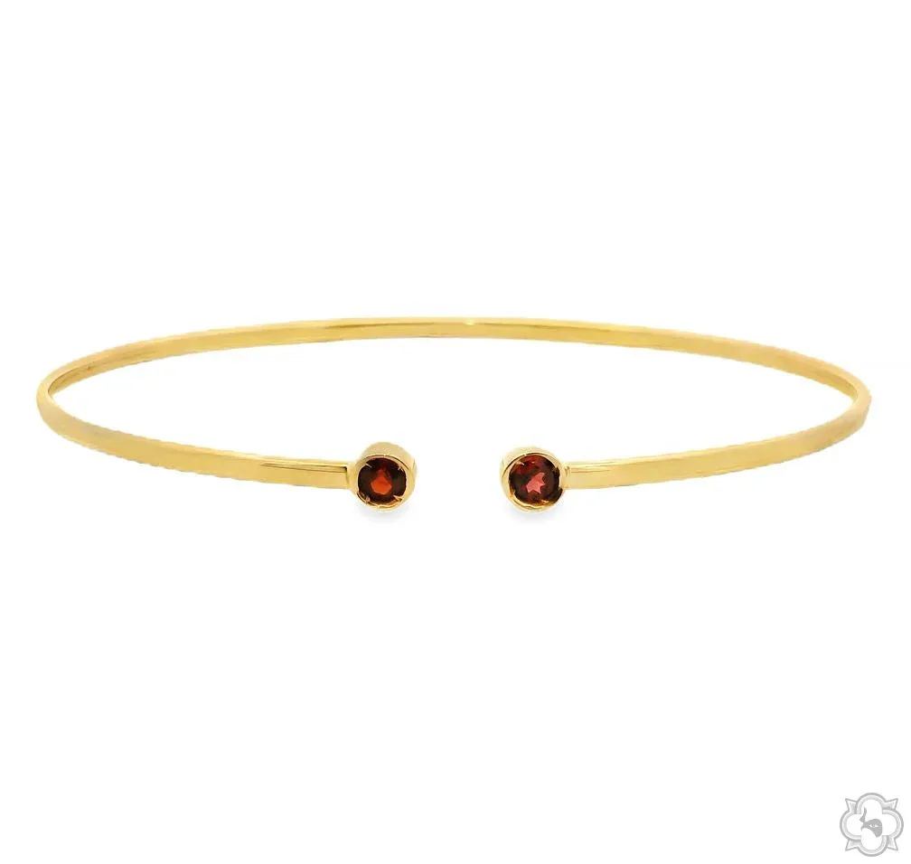 JALGAS - ROYAL CHAIN GROUP Violet Light Open Bangle 70606 in Yellow – Bracelet