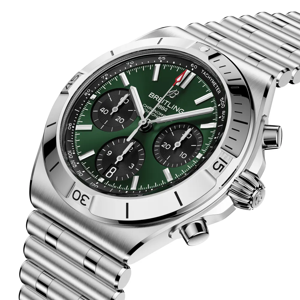 Breitling Chronomat B01 Chronograph 42mm Mens Watch Green in Green, additional product view 2